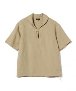▲*A VONTADE × BEAMS F / 別注 インディゴ リネン プルオーバー シャツ