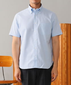 BEAMS F / 男裝  COOLMAX(R)  牛津 釦領 短袖 襯衫