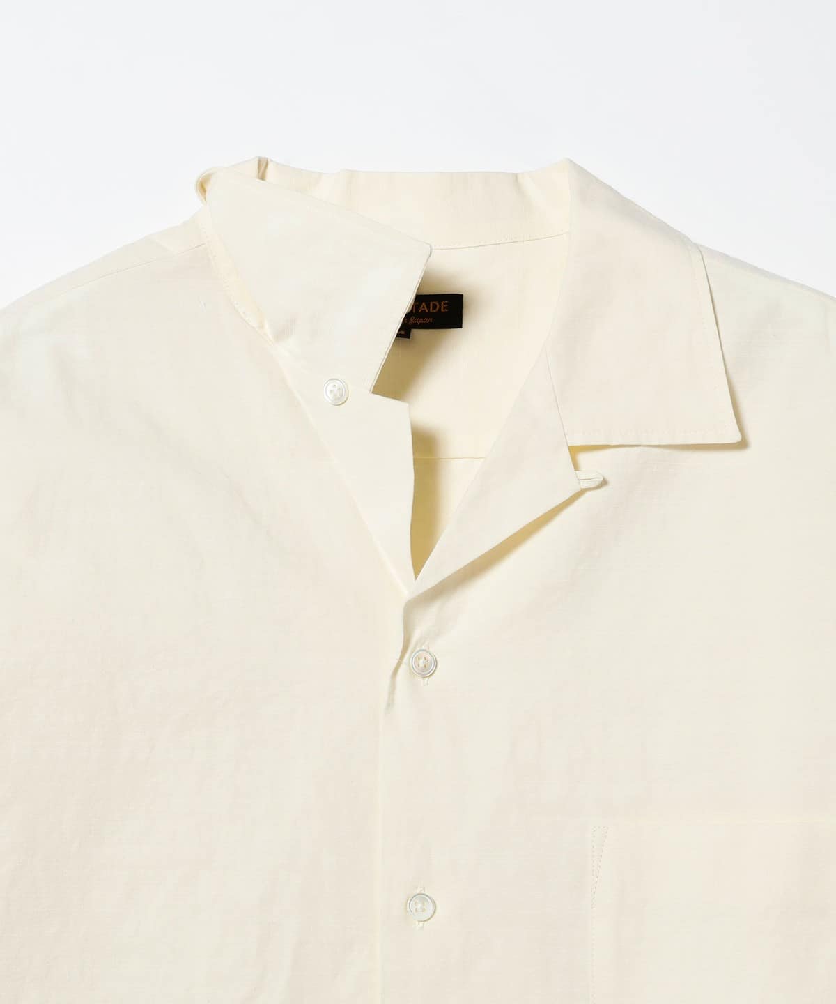 BEAMS F（ビームスF）*A VONTADE / コットンリネン オープンカラー ショートスリーブシャツ（シャツ・ブラウス  カジュアルシャツ）通販｜BEAMS