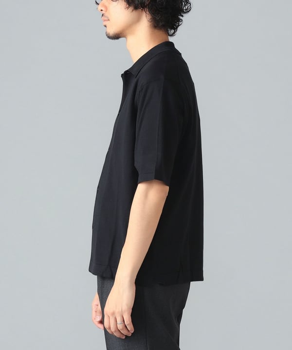 BEAMS F（ビームスF）JOHN SMEDLEY / コットン フロントオープン
