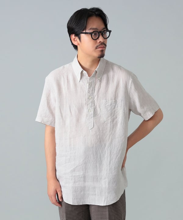 Brooks Brothers ボタンダウン リネンシャツ ホワイト Lサイズ Brooks Brothers ホワイト ボタンダウンシャツ 151/2-34 - メルカリ