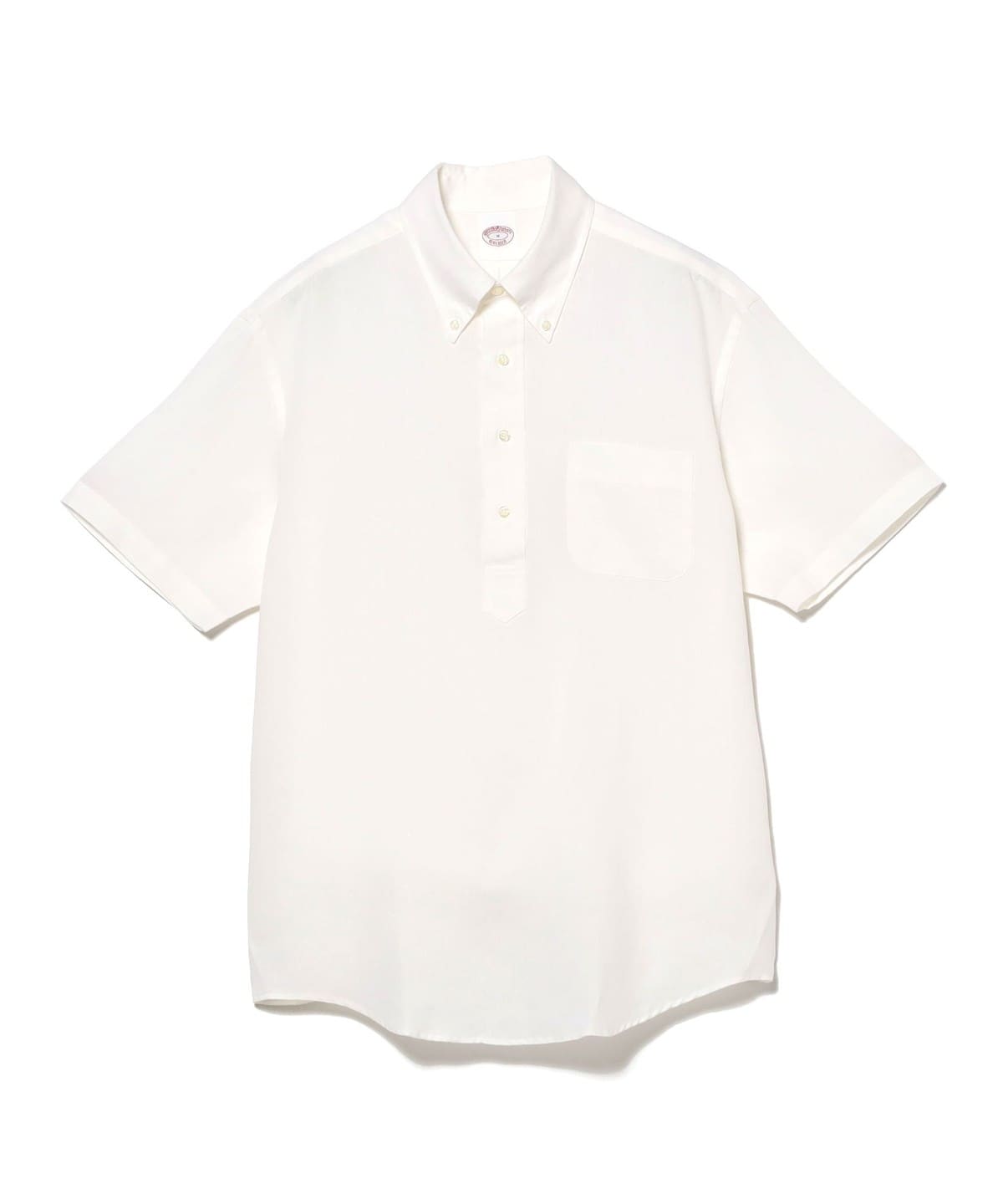 【別注】Brooks Brothers ブルックス ブラザーズ / リネン ソリッド ショートスリーブ プルオーバー ボタンダウン シャツ シャツ・ブラウス MEN WHITE/KW L 【別注】Brooks Brothers ブルックス ブラザーズ / リネン ソリッド ショートスリーブ プルオーバー ボタンダウン シャツ シャツ・ブラウス MEN WHITE/KW L