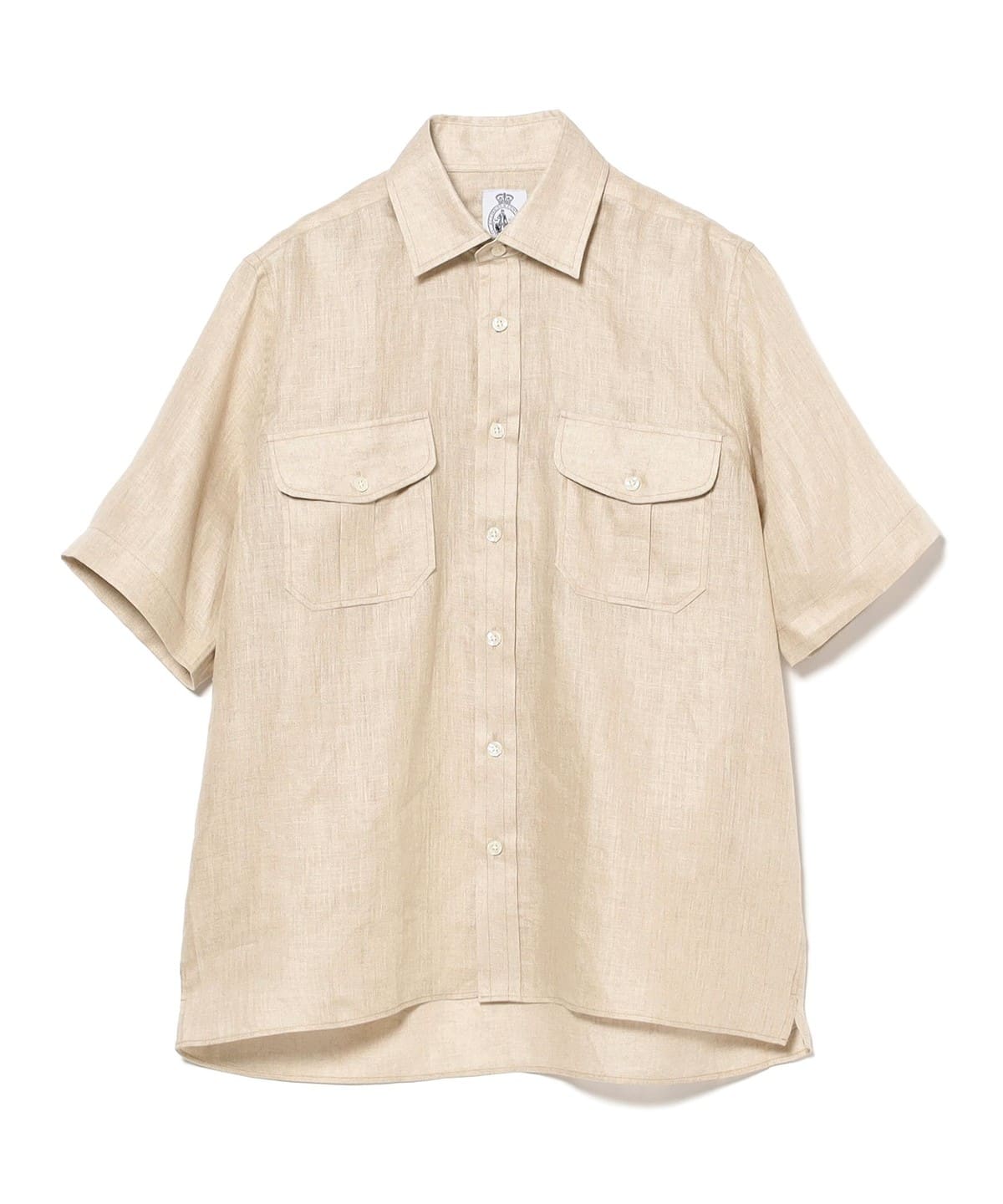 CORDINGS コーディングス / リネン ショートスリーブ シャツ シャツ・ブラウス MEN NATURAL/1166 14.5 CORDINGS コーディングス / リネン ショートスリーブ シャツ シャツ・ブラウス MEN NATURAL/1166 14.5