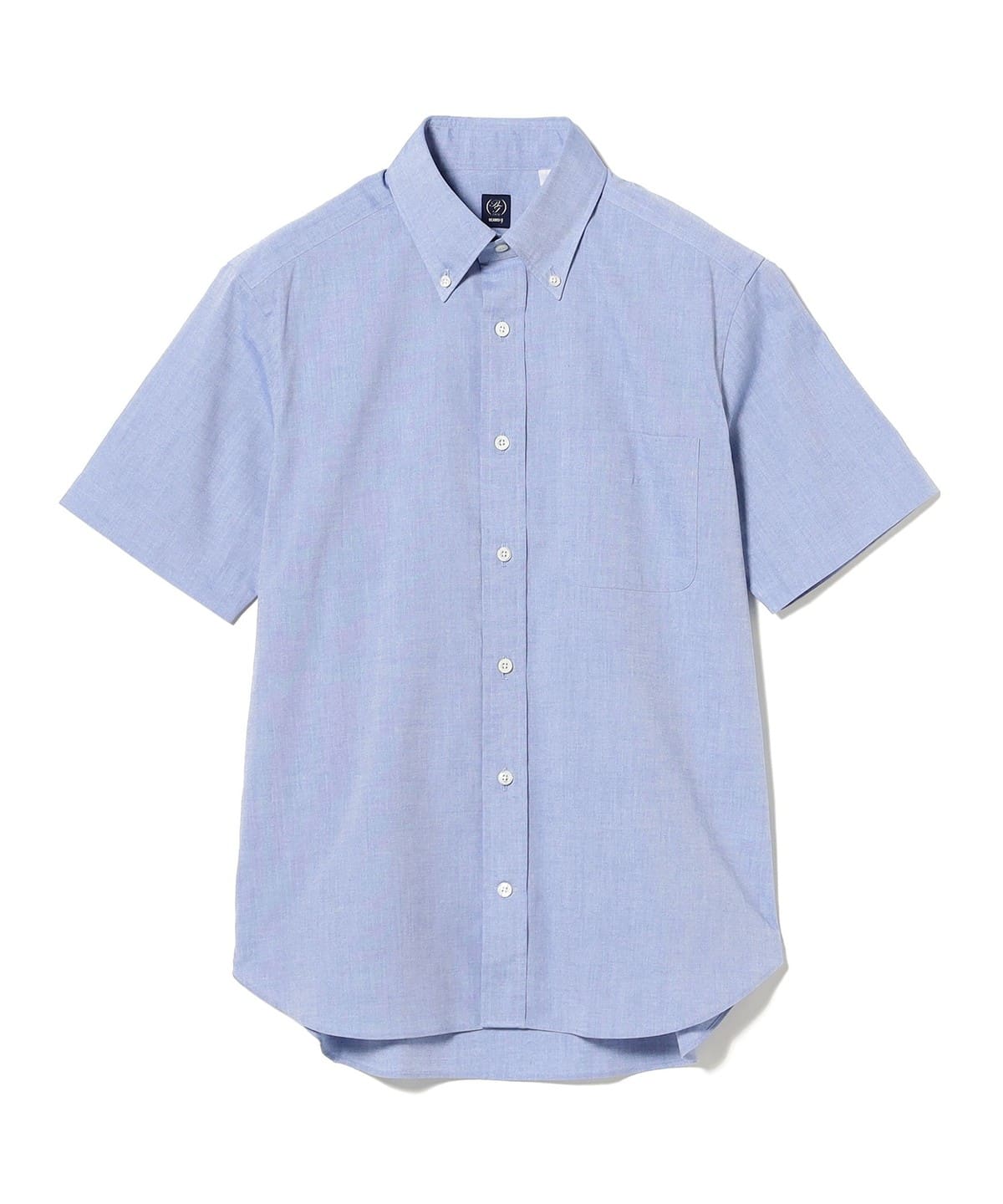 COOLMAX(R) シャンブレー ショートスリーブ ボタンダウンシャツ シャツ・ブラウス MEN BLUE XL COOLMAX(R) シャンブレー ショートスリーブ ボタンダウンシャツ シャツ・ブラウス MEN BLUE XL