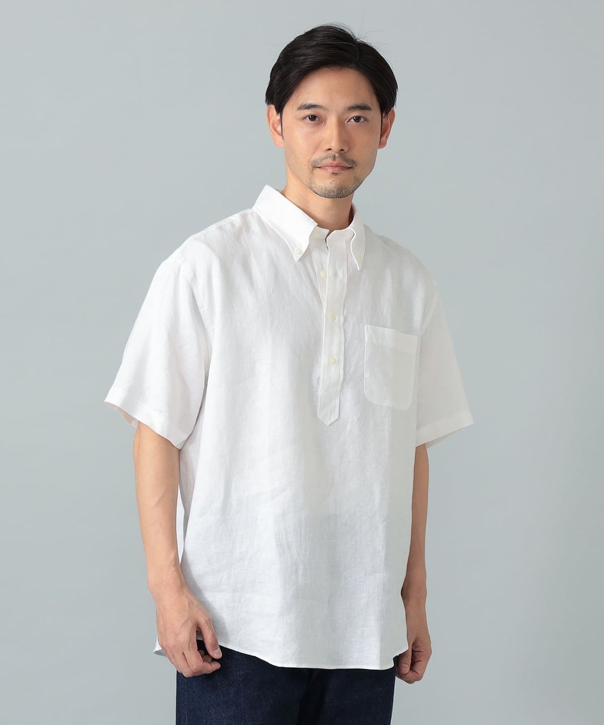 BEAMS F（ビームスF）【別注】Brooks Brothers / リネン ショート