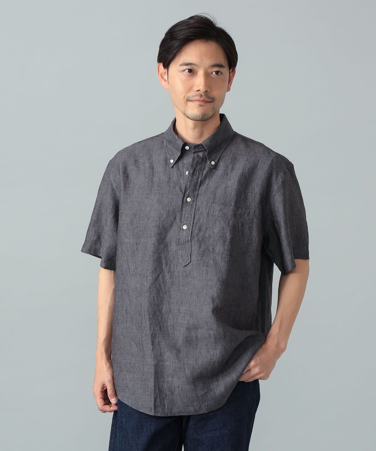 BEAMS F（ビームスF）【別注】Brooks Brothers / リネン ショート