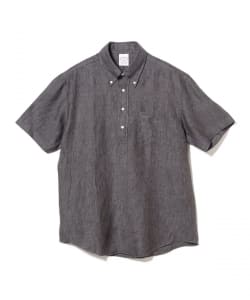 【別注】Brooks Brothers / リネン ショートスリーブ プルオーバー ボタンダウン シャツ