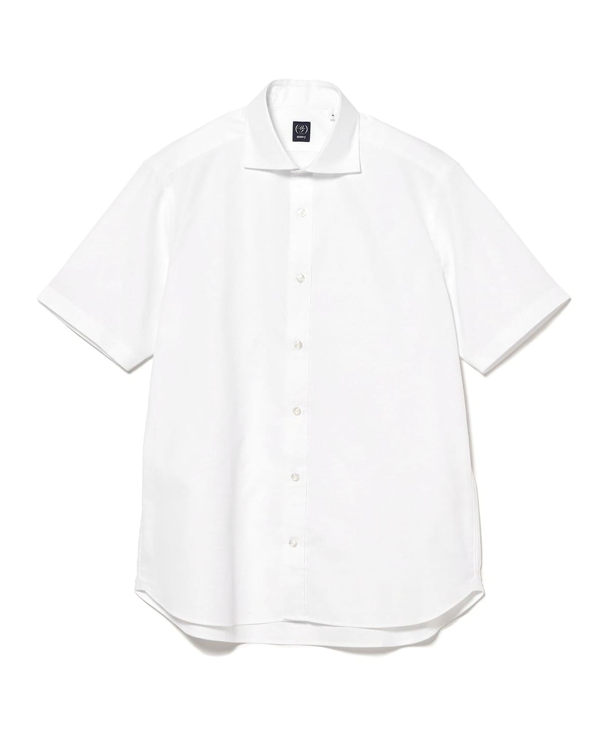 COOLMAX(R) カラミ ショートスリーブ カッタウェイカラーシャツ シャツ・ブラウス MEN WHITE L COOLMAX(R) カラミ ショートスリーブ カッタウェイカラーシャツ シャツ・ブラウス MEN WHITE L
