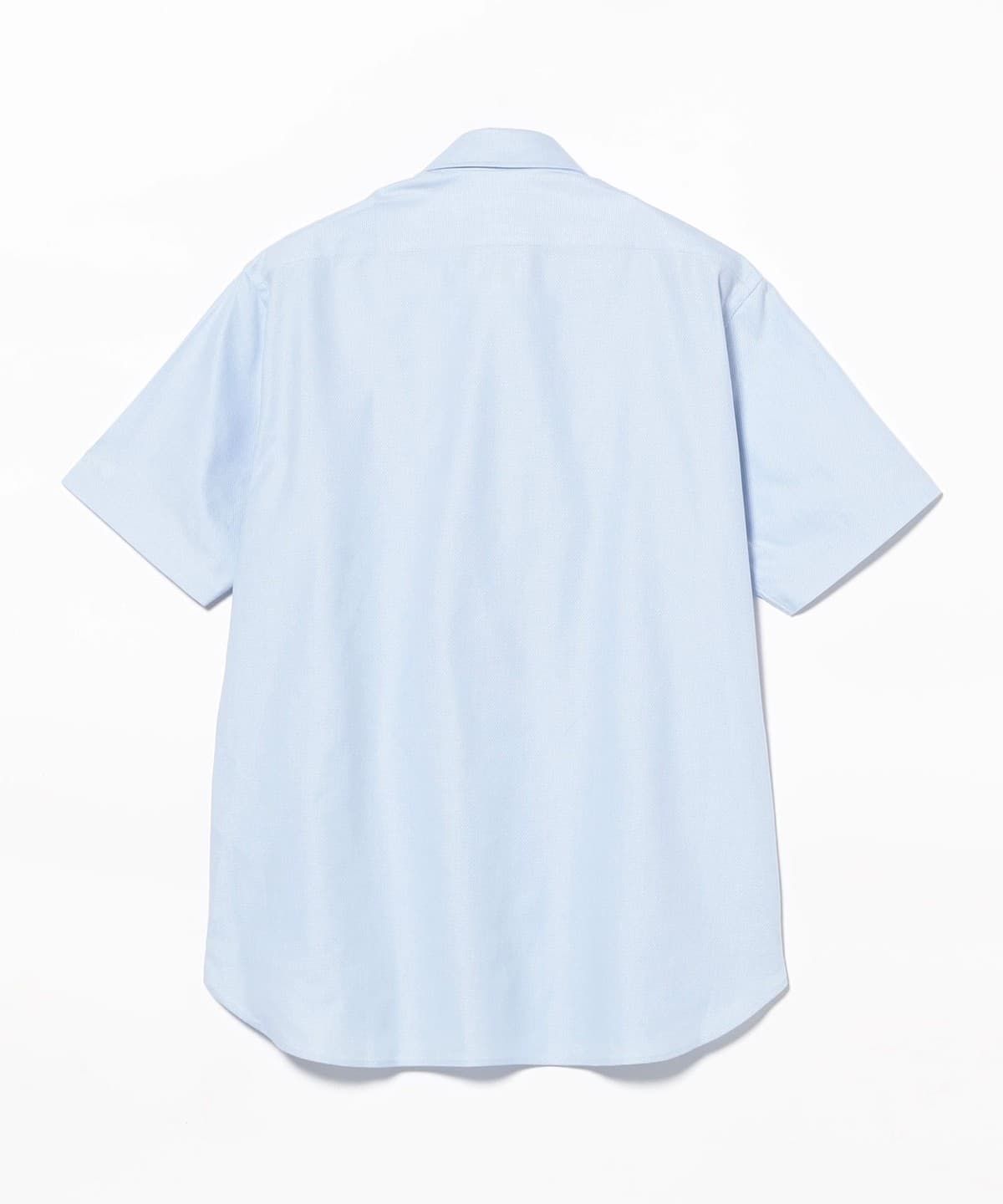 極美品 ビームスF 長袖 カッターシャツ ドレスシャツ 青 ブルー 38