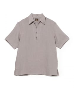 【別注】Paul Stuart / リネン ショートスリーブ プルオーバーシャツ