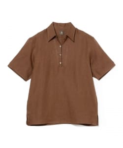 【別注】Paul Stuart / リネン ショートスリーブ プルオーバーシャツ