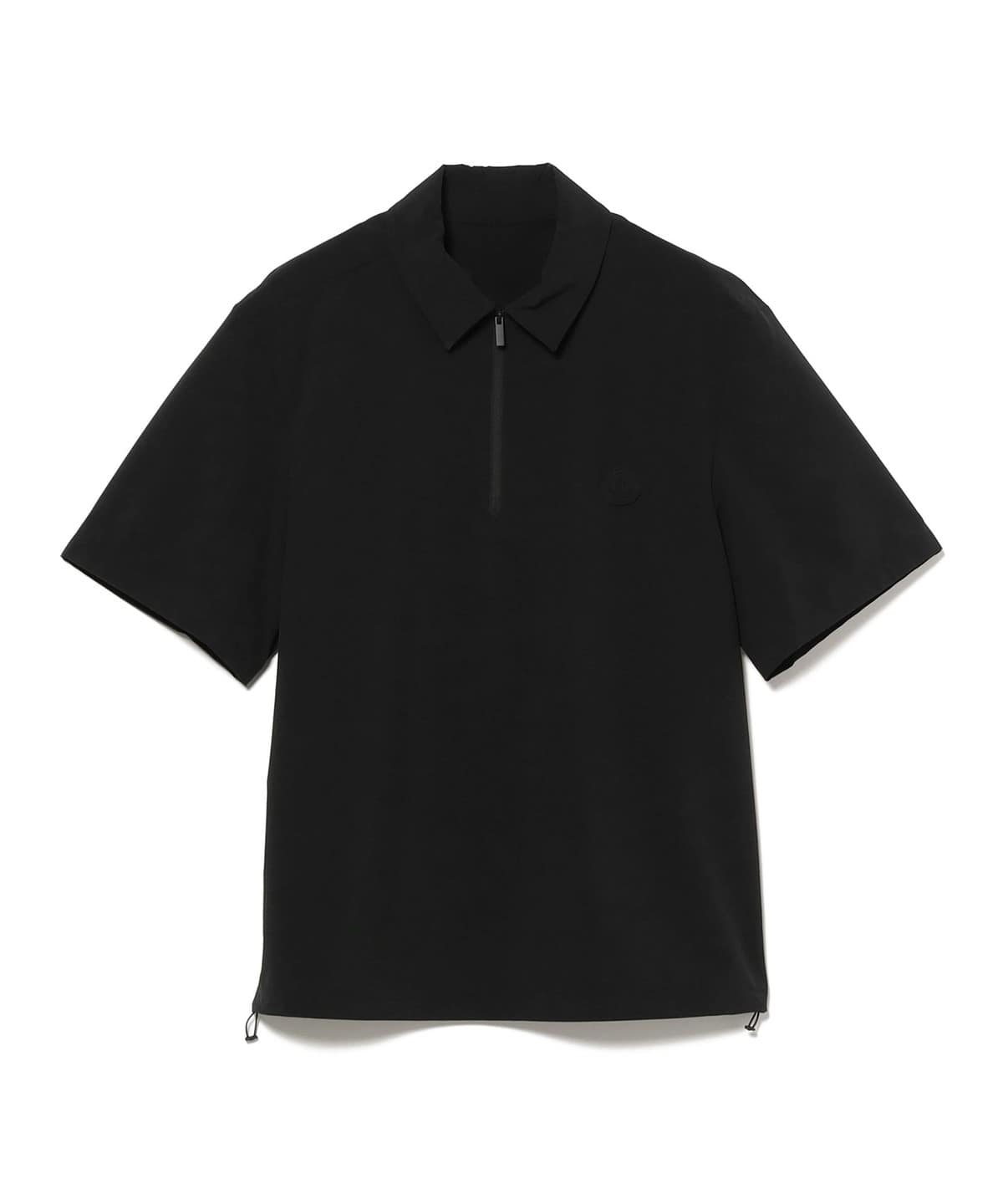 BEAMS F（ビームスF）MONCLER / ハーフジップ ショートスリーブ シャツ 