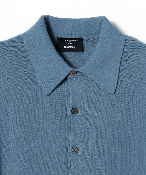 BEAMS F [Outlet] MORGANO BEAMS BEAMS F / Special order knit polo 