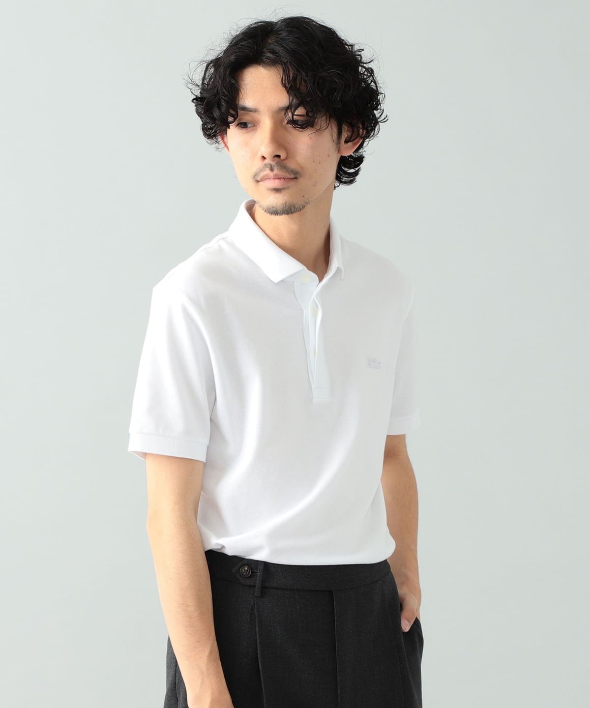 BEAMS F（ビームスF）LACOSTE / PARIS ポロシャツ（シャツ