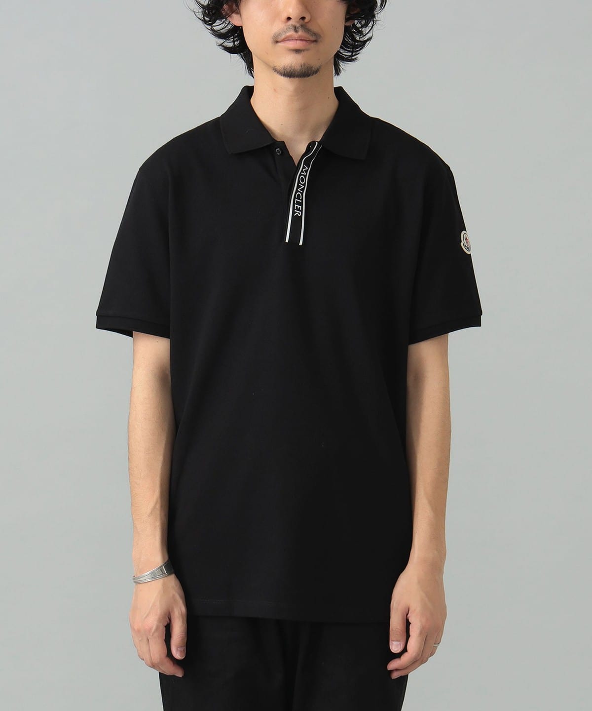 BEAMS F（ビームスF）MONCLER / ライン ポロシャツ（シャツ