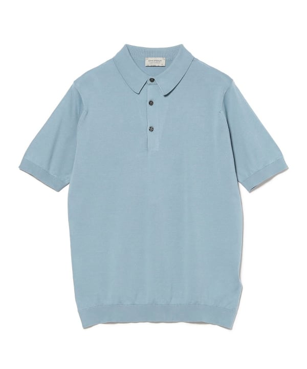 BEAMS F（ビームスF）JOHN SMEDLEY / REID コットン ポロシャツ