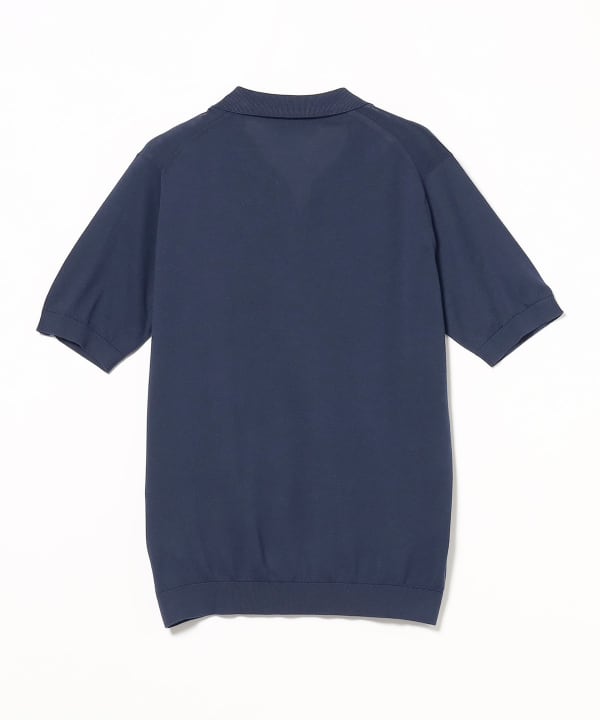 BEAMS F（ビームスF）JOHN SMEDLEY / SYRES コットン スキッパー ニットポロシャツ（シャツ・ブラウス ポロシャツ）通販｜ BEAMS