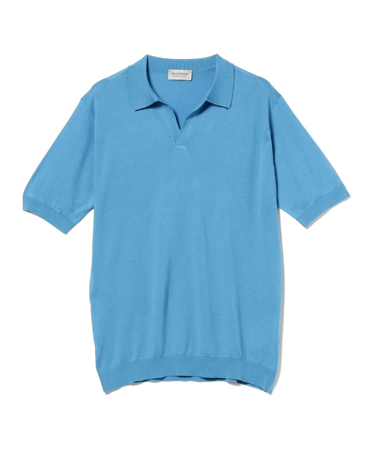 美品】JOHN SMEDLEY オリーブグリーン 半袖ニットポロシャツ