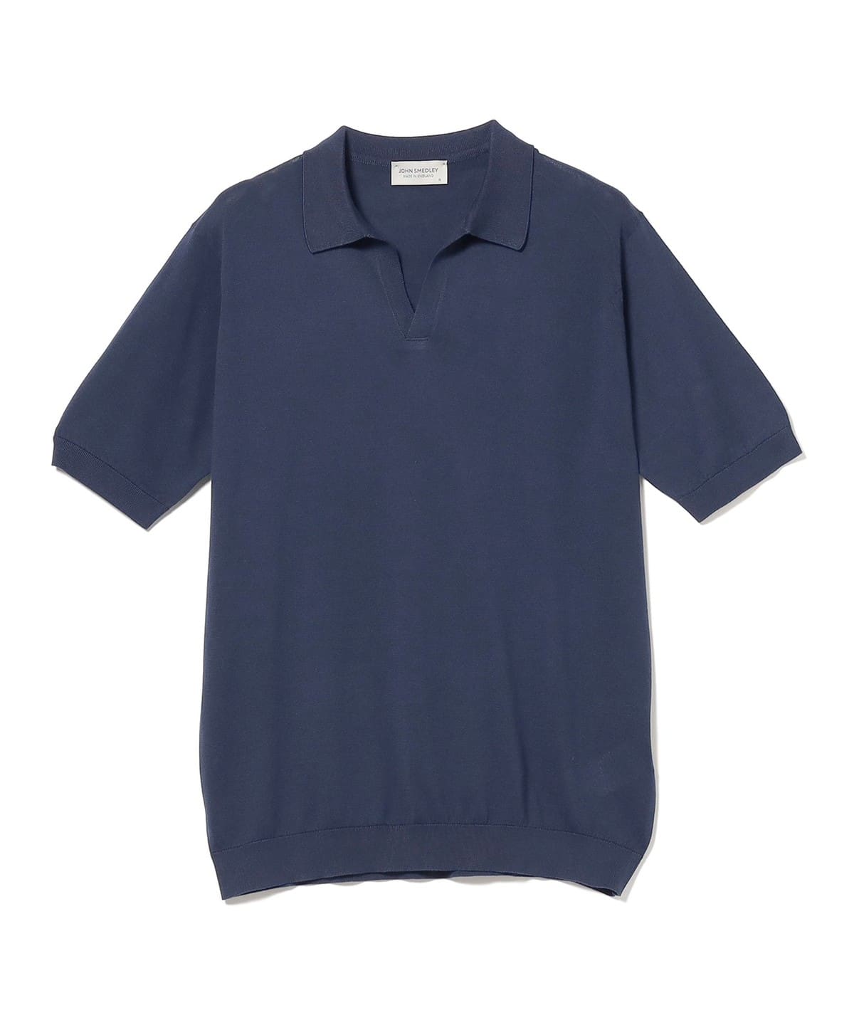 BEAMS F (BEAMS F) JOHN SMEDLEY / SYRES Cotton Skipper Knit Polo Shirt (Shirt  / Blouse Polo Shirt) | BEAMS