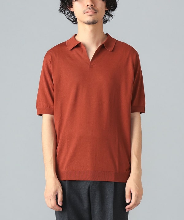 BEAMS F（ビームスF）JOHN SMEDLEY / SYRES コットン スキッパー