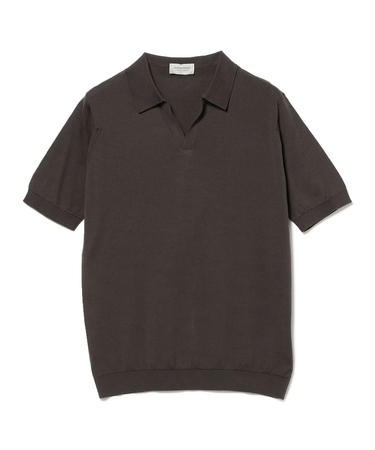 JOHN SMEDLEY ジョン スメドレー / SYRES コットン スキッパーポロシャツ シャツ・ブラウス MEN CHOCOLATE L JOHN SMEDLEY ジョン スメドレー / SYRES コットン スキッパーポロシャツ シャツ・ブラウス MEN CHOCOLATE L