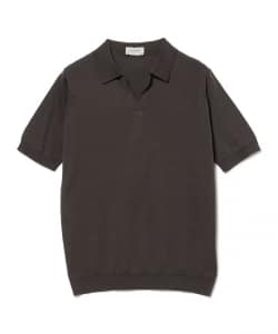 JOHN SMEDLEY / SYRES コットン スキッパーポロシャツ