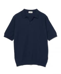JOHN SMEDLEY / SYRES コットン スキッパーポロシャツ