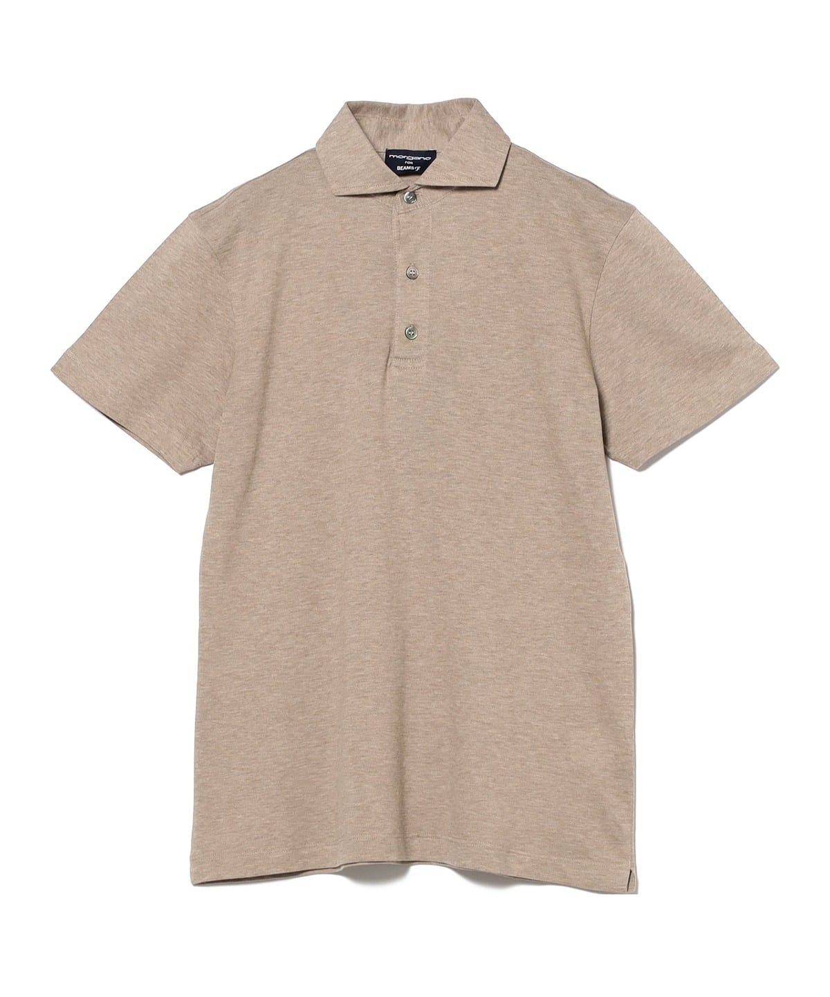 【別注】MORGANO モルガーノ / カノコ ショートスリーブ ポロシャツ シャツ・ブラウス MEN MEL. BEIGE/1370 44 【別注】MORGANO モルガーノ / カノコ ショートスリーブ ポロシャツ シャツ・ブラウス MEN MEL. BEIGE/1370 44