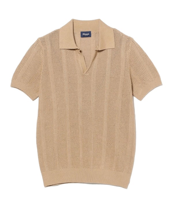 BEAMS F（ビームスF）DRUMOHR / リネンコットン ジャカード スキッパー