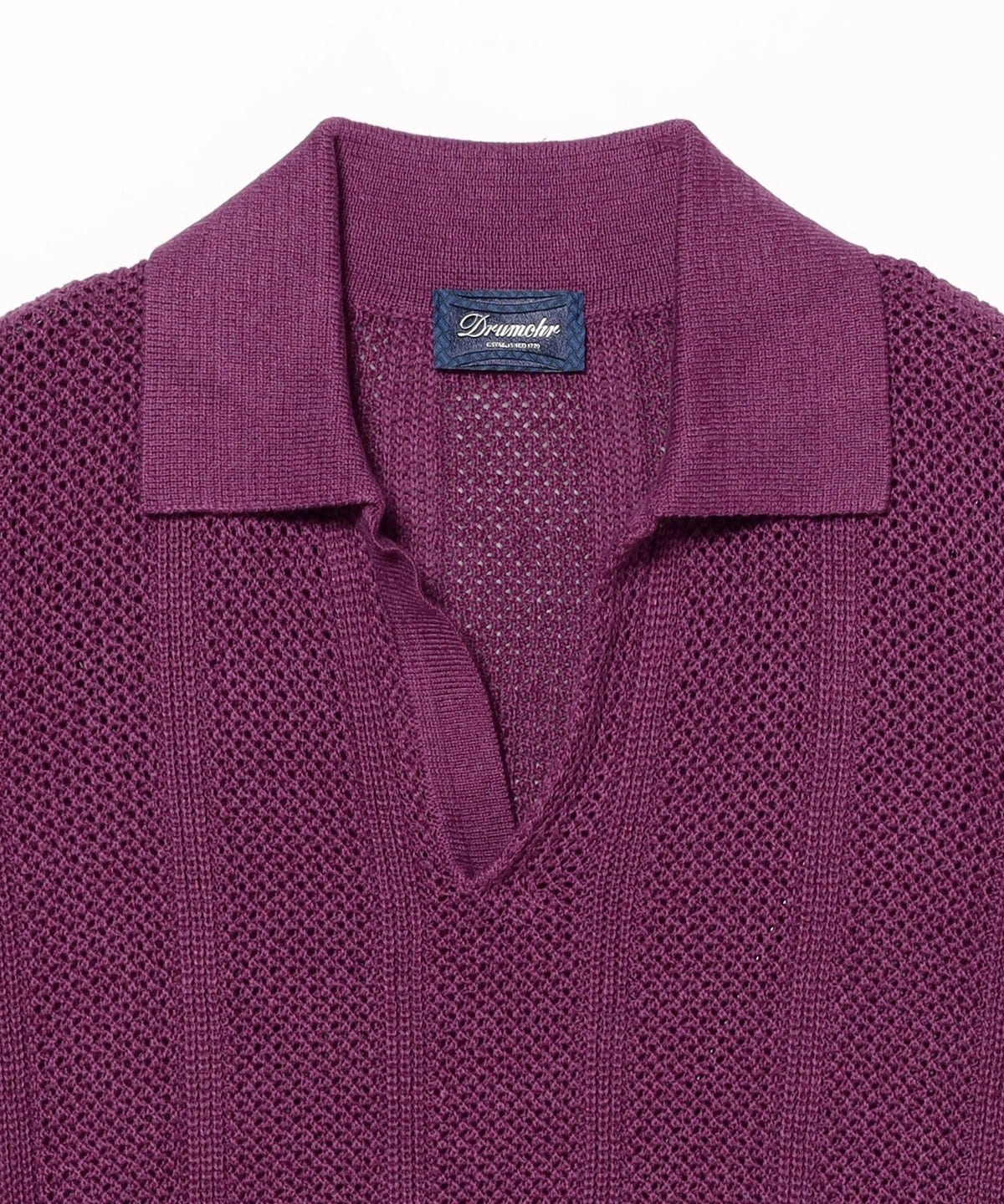 BEAMS F（ビームスF）DRUMOHR / リネンコットン ジャカード スキッパー