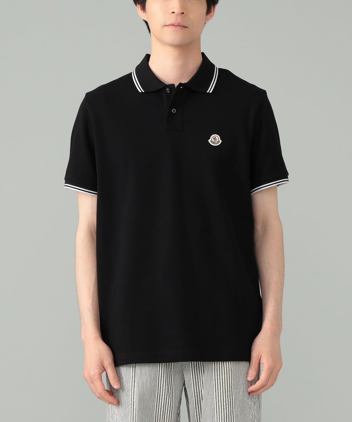BEAMS F（ビームスF）MONCLER / ライン ポロシャツ（シャツ・ブラウス