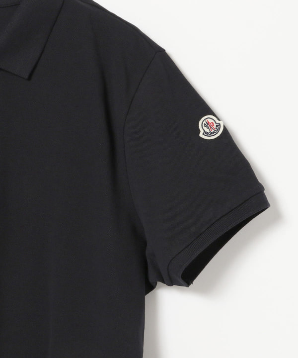 BEAMS F BEAMS / Solid polo shirt (shirt MONCLER blouse polo shirt