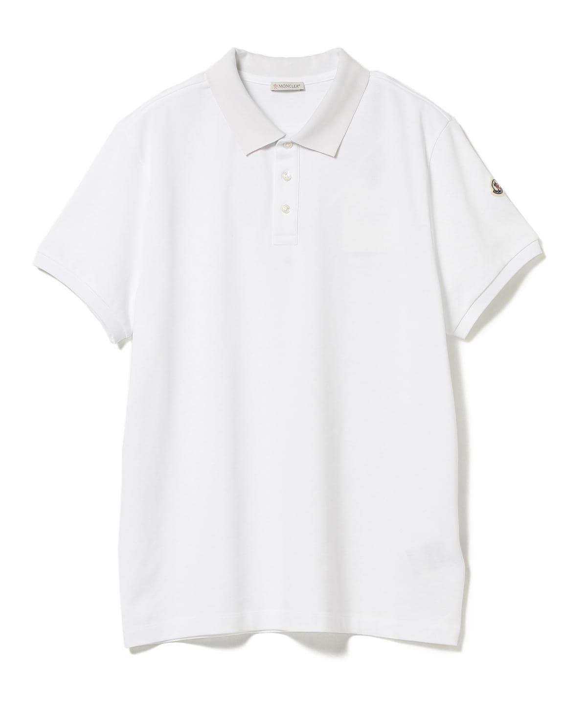 BEAMS F BEAMS / Solid polo shirt (shirt MONCLER blouse polo shirt