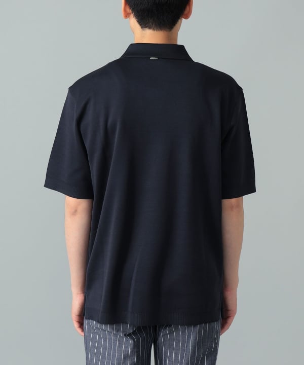 HERNO / コットン スキッパー ポロシャツ Model：H175cm　Size：L