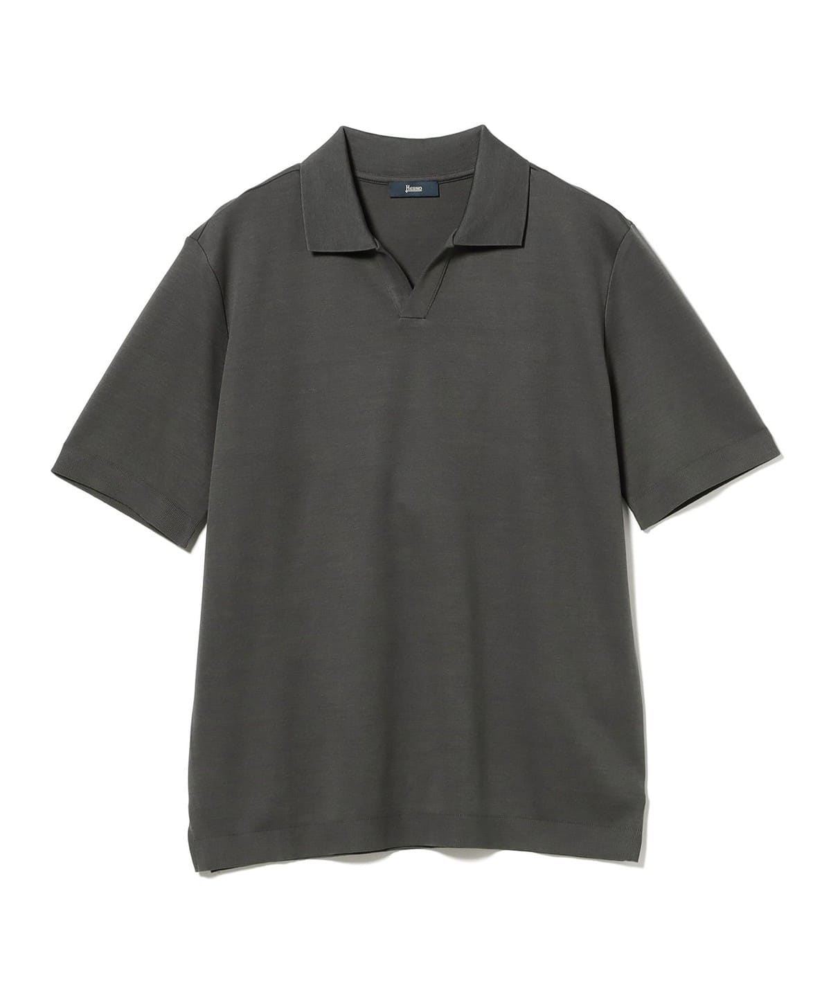 BEAMS F（ビームスF）HERNO / コットン スキッパー ポロシャツ（シャツ 