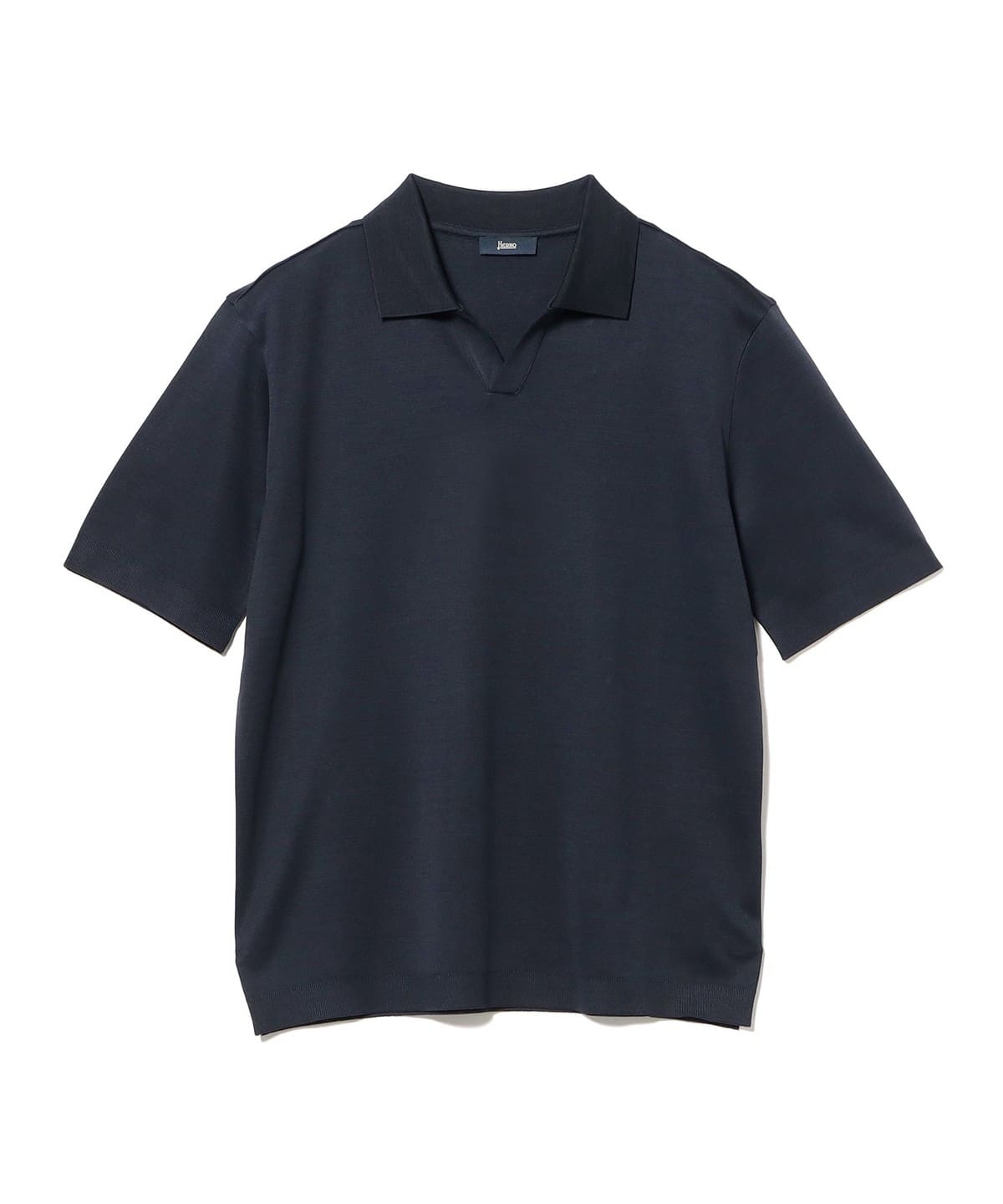 BEAMS F（ビームスF）HERNO / コットン スキッパー ポロシャツ（シャツ