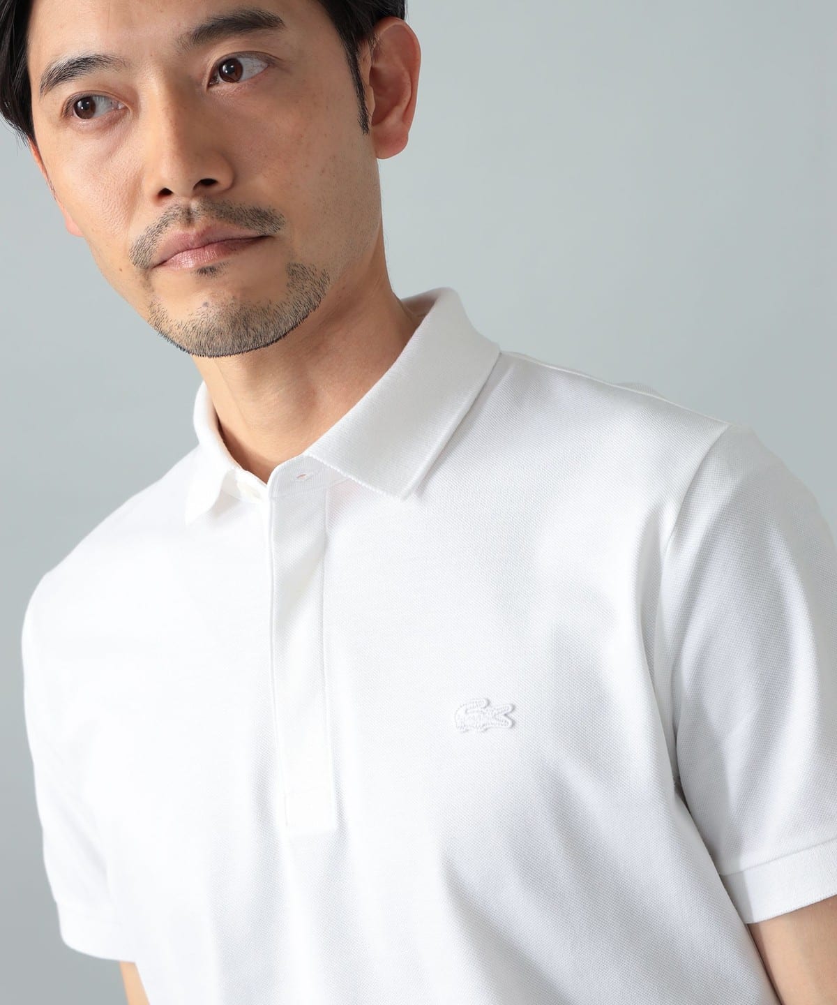 BEAMS F (BEAMS F) [Special order] LACOSTE / PARIS Polo Shirt