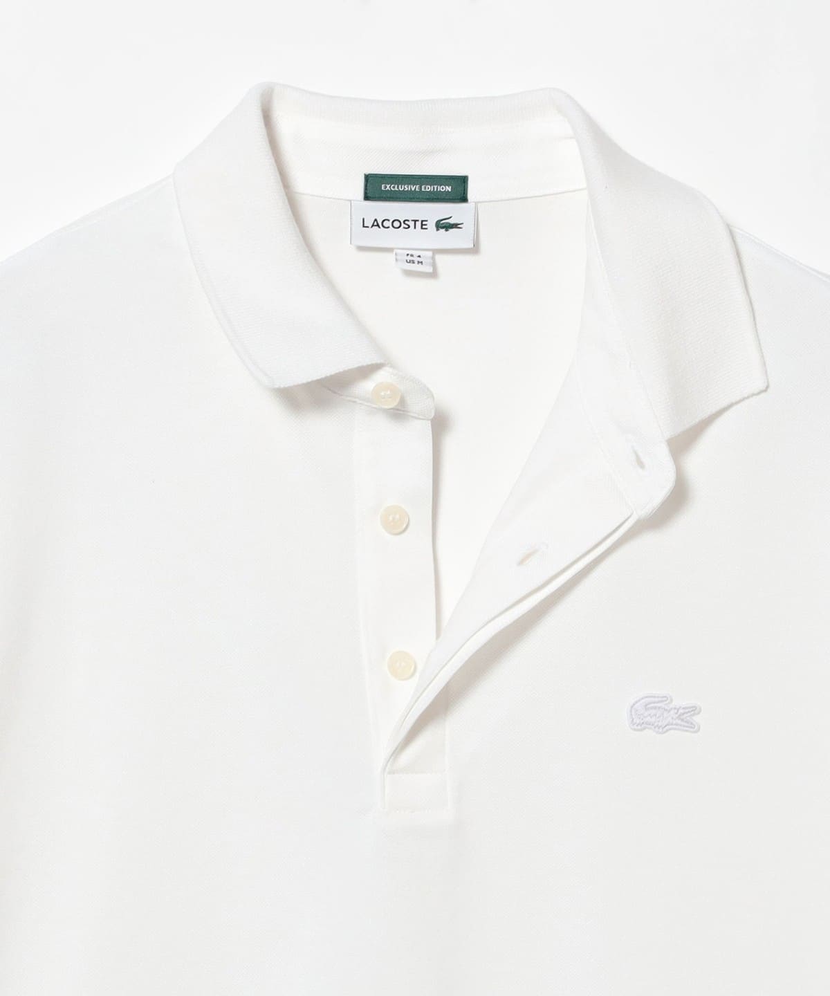 BEAMS F（ビームスF）【別注】LACOSTE / PARIS ポロシャツ（シャツ