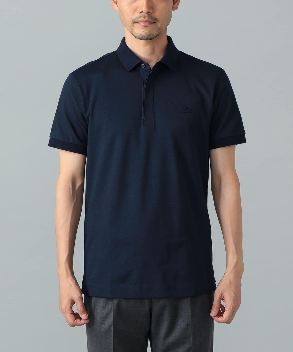 BEAMS F 別注LACOSTE / PARIS ポロシャツ サイズ2 BEAMS F（ビームスF）【別注】LACOSTE / PARIS ポロシャツ（シャツ