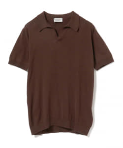 ▲JOHN SMEDLEY / ANCONA 30ゲージ コットン スキッパーポロシャツ