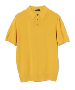 ▲BEAMS F / ニット ポロシャツ