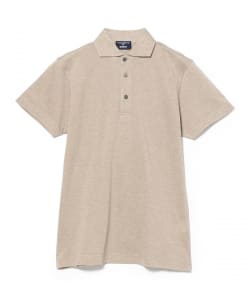 【別注】MORGANO / コットン カノコ ショートスリーブ ポロシャツ