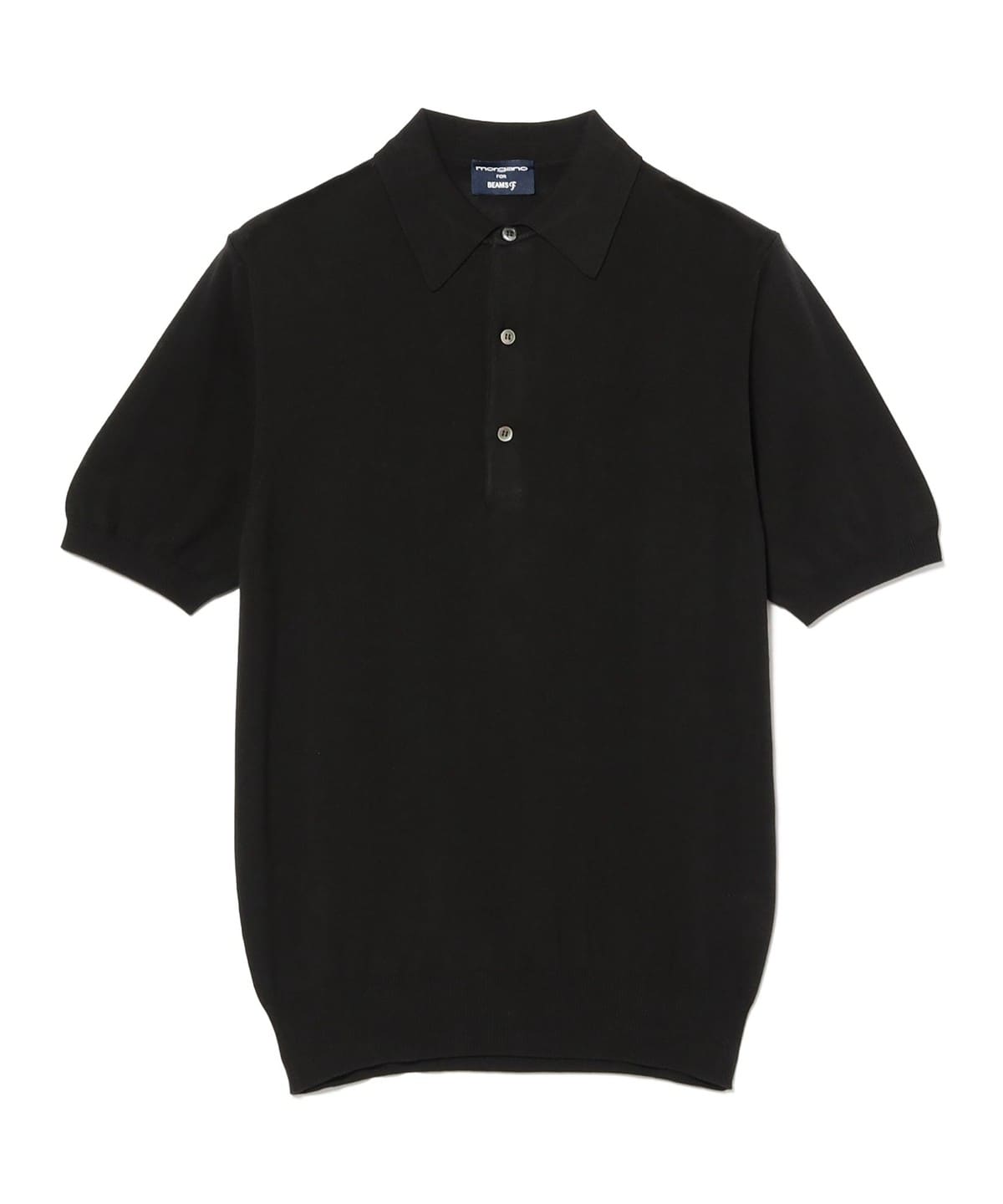 【別注】MORGANO × BEAMS F モルガーノ ウール ニット シャツ BEAMS F（ビームスF）【別注】MORGANO / コットン ショートスリーブ