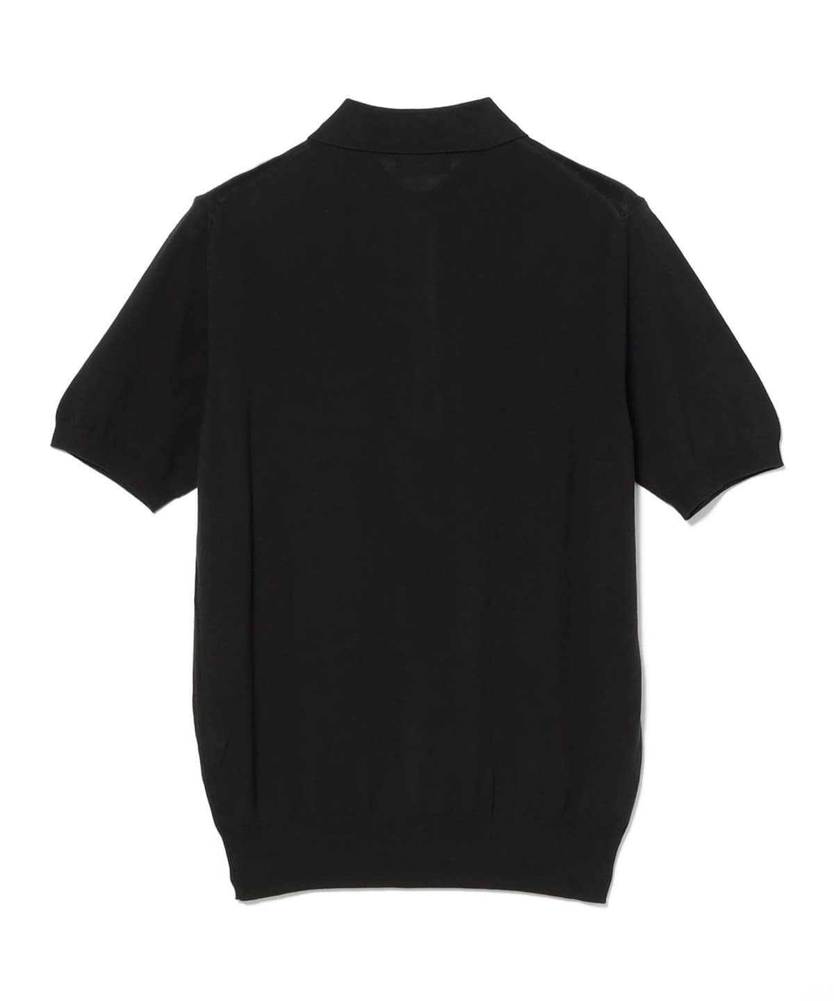 【新品未使用品】ビームスエフ モルガーノ ポロシャツ タグ付 ブラックコラボ BEAMS F (BEAMS F)【Special order】MORGANO / Cotton Short Sleeve