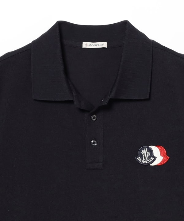 BEAMS F（ビームスF）MONCLER / トリコロールロゴ ポロシャツ（シャツ