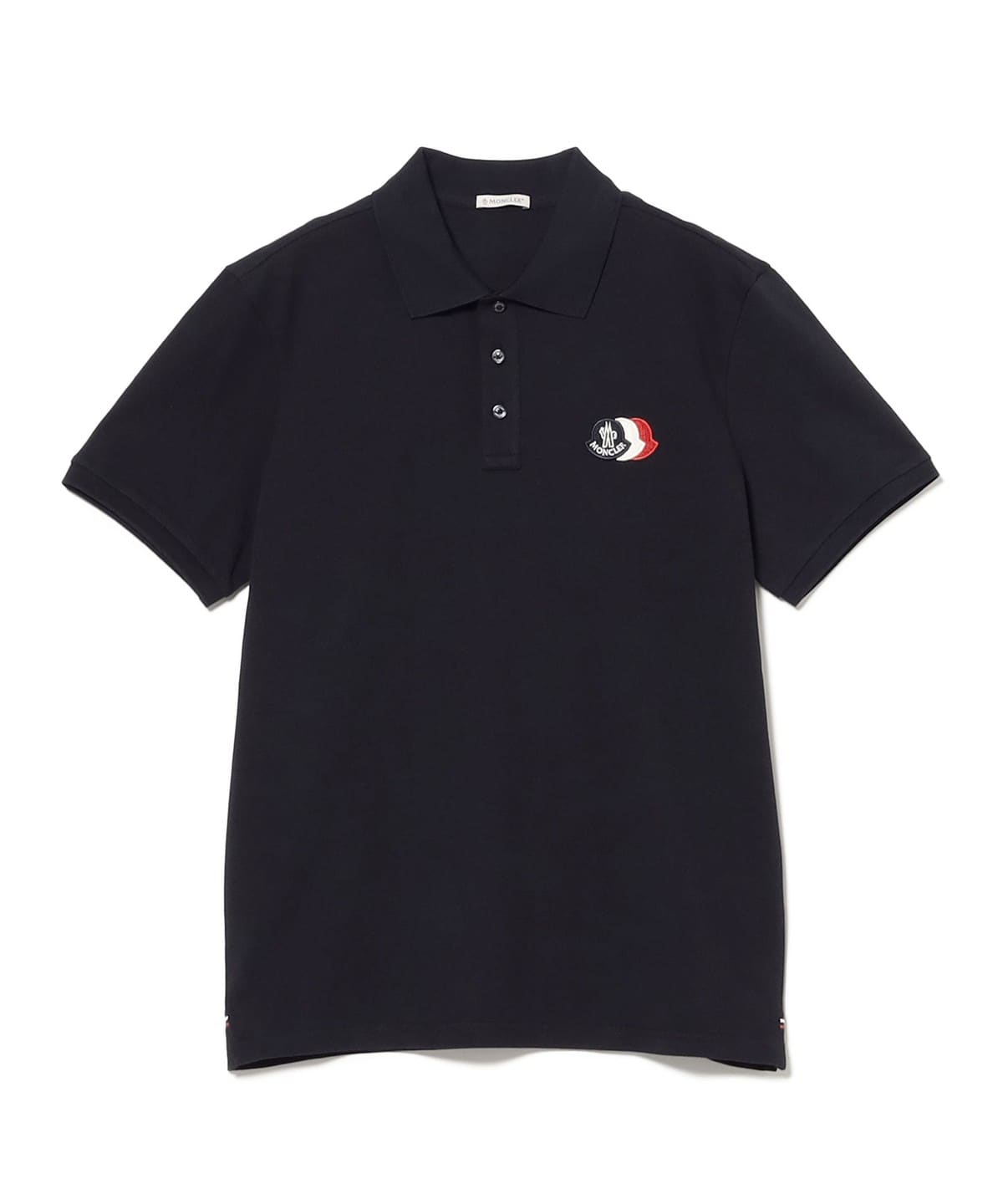 BEAMS F（ビームスF）MONCLER / トリコロールロゴ ポロシャツ（シャツ