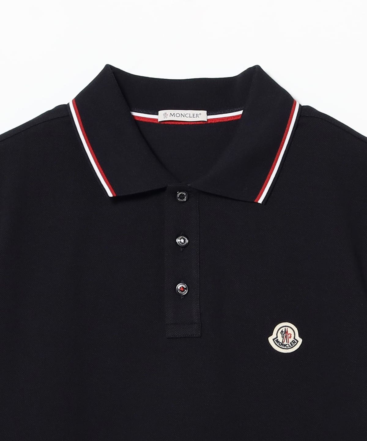 BEAMS F（ビームスF）MONCLER / トリコロール ライン ポロシャツ