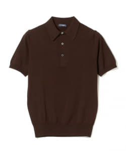▲BEAMS F / ニット ポロシャツ