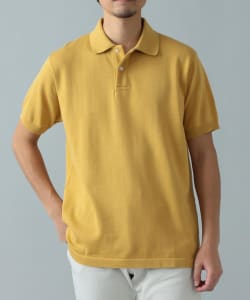 ▲BEAMS F / フレンチカラー ニットポロシャツ