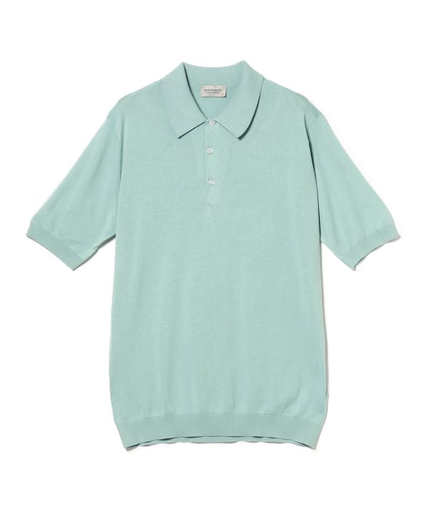 BEAMS F BEAMS JOHN SMEDLEY / ISIS 30 gauge cotton knit polo shirt  (shirt/blouse polo shirt) mail order | BEAMS